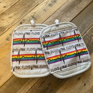 Pink Floyd set of 2 pot holders