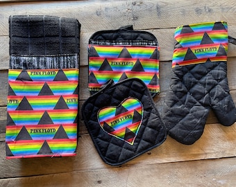 Pink Floyd 4 piece kitchen gift set Valentine’s edition.
