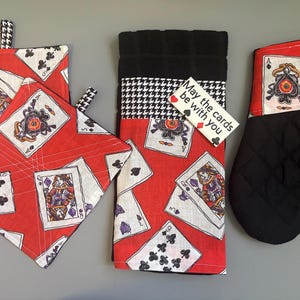 Poker Night 5 Piece Kitchen Gift Set