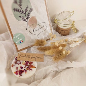 Coffret cadeau remerciement Noel, box Nounou, Maitresse, femme, carte à planter, bougie,  fondant, entreprise, client, hygge