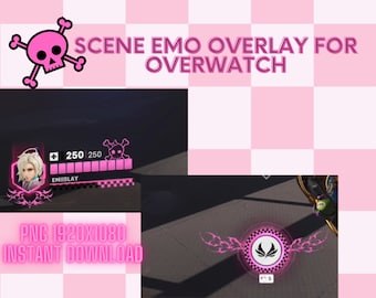 Portrait And Ult Overlay For Overwatch // Scemo Emo Theme Overlay