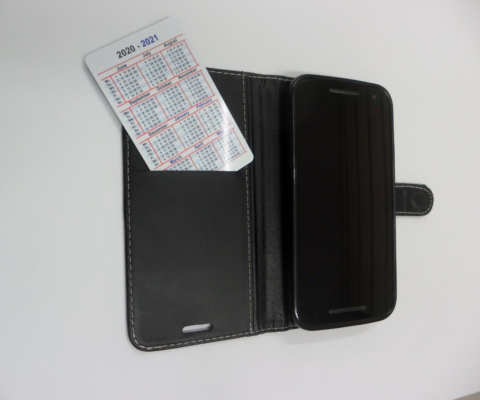 Credit Card Size 12 Month Calendar With Optional Start Date for  Wallet/purse - Etsy