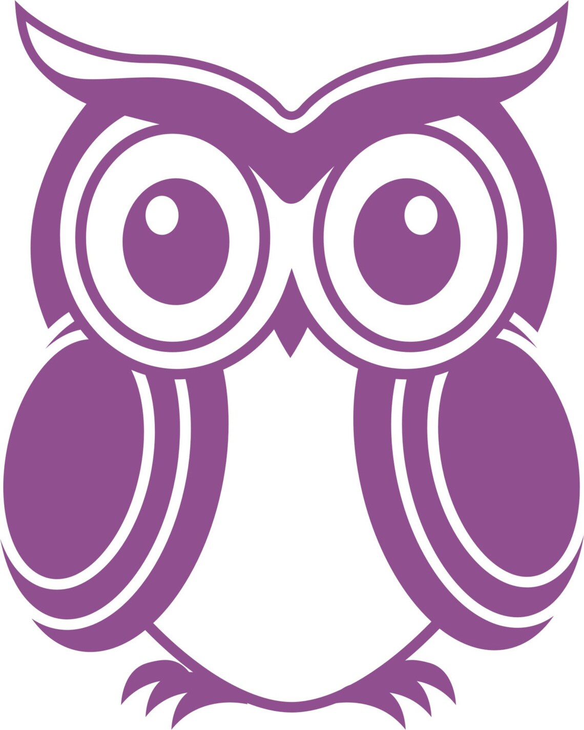 Owl sticker decal 2 vinyl car bike window sticker graphic Etsy