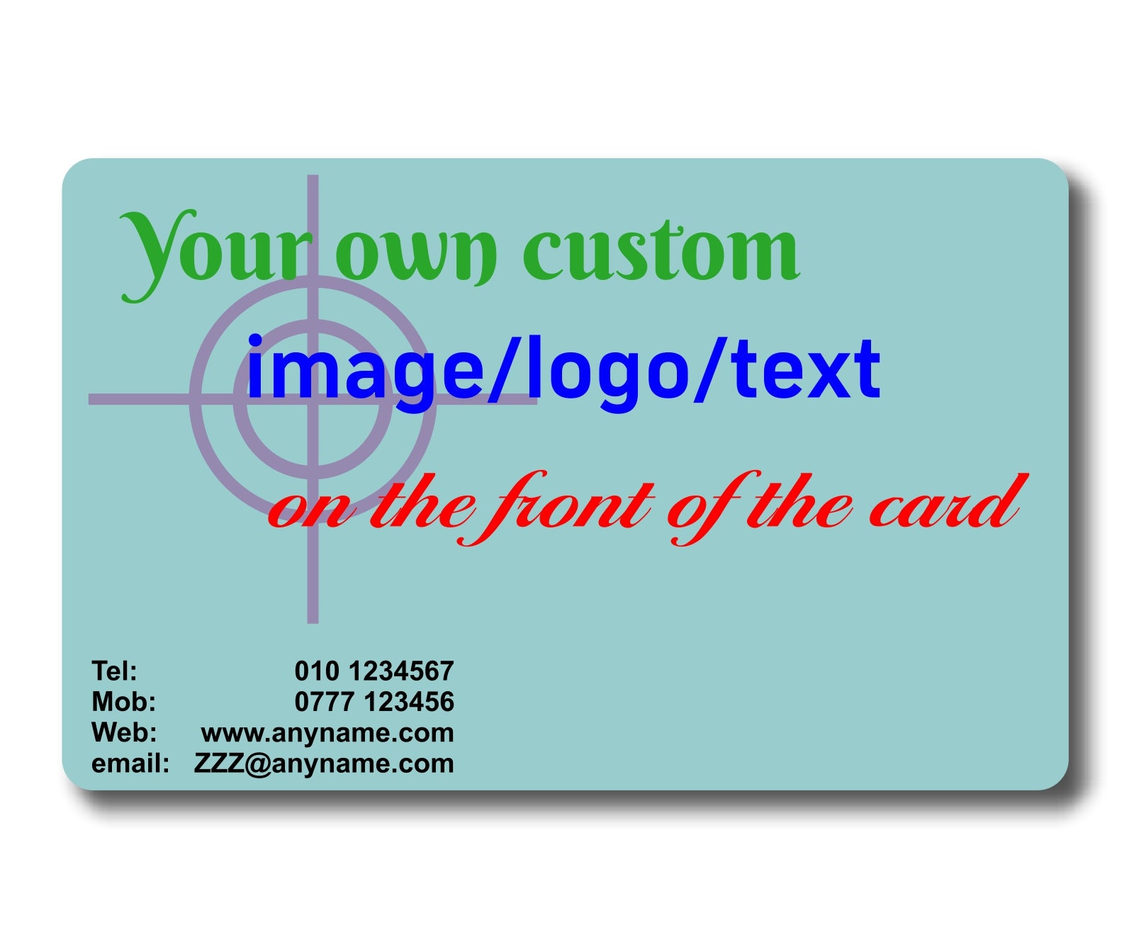 Credit Card Size 12 Month Calendar With Optional Start Date for  Wallet/purse - Etsy