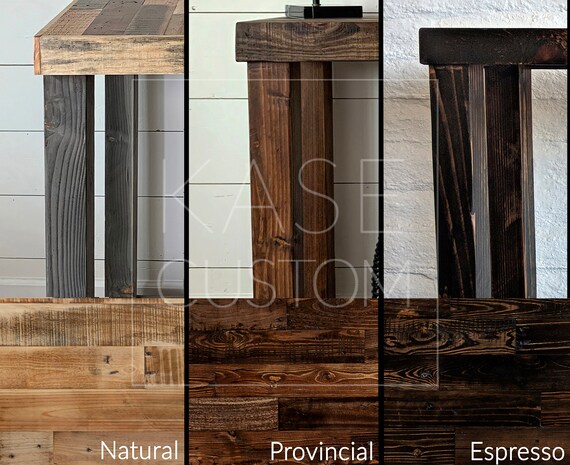 Reclaimed Wood Farm Table and Bench Set Rustic Dining Harvest