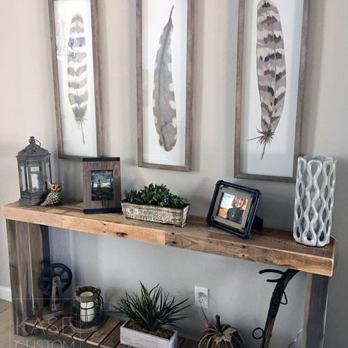 Reclaimed Wood Console Table Accent Sofa Entryway Entry Reclaimed Wood Console Table Accent, Bathroom Console Table Ideas