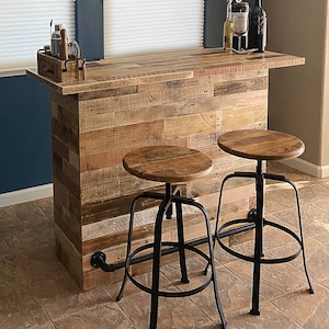 Reclaimed Wood Pub Bar