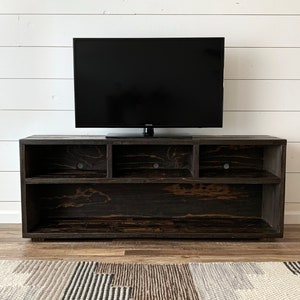 Media Console in Natural, Provincial or Espresso Finish Color | Wheel Add-on Option