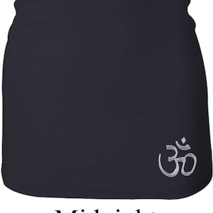Hindu Patch Bottom Print Ladies Yoga Longer Length Racerback Tanktop = 8770-HINDU
