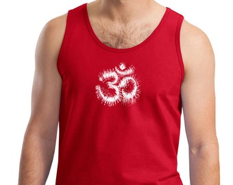 OM Tie Dye Men's Yoga Tank Top = 2200-OMTIEDYE