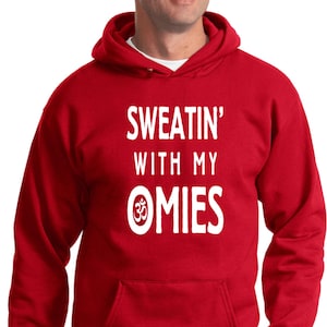 Sweatin&#39; With My Omies Adult Unisex Hoodie - PC90H-OMIES