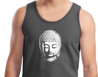 Little Buddha Head Men's Yoga Tank Top = 2200-LITTLEBH