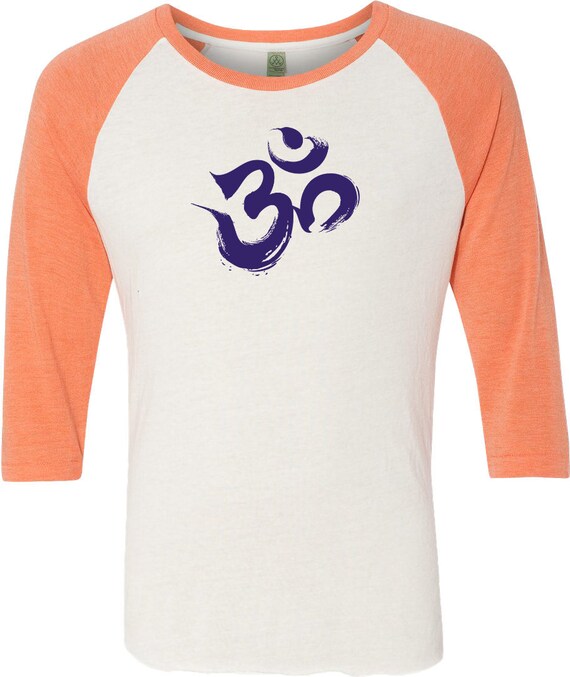 Yoga Clothing For You Mens AUM Symbol Long Sleeve Tee Shirt