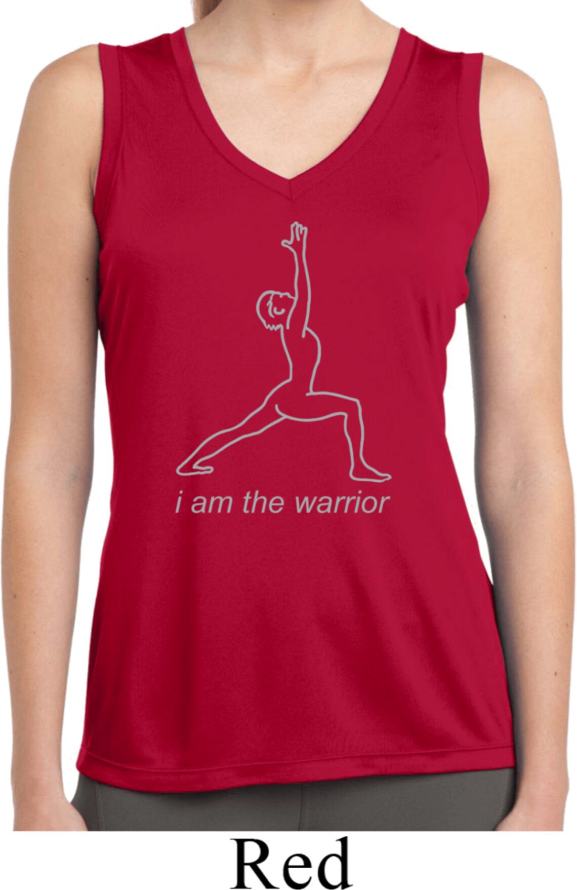 Line Warrior Ladies Yoga Sleeveless Moisture Wicking Tee Etsy
