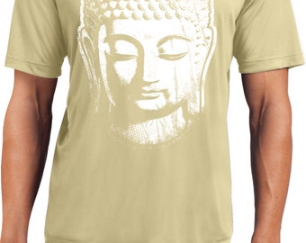 BIG Buddha Head Yoga Moisture Wicking Tee T-shirt = ST350-BIGBH - Etsy