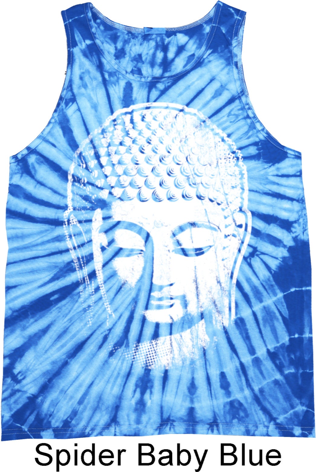 Yoga Clothing For You Men's Buddha Tie Dye Tee Shirt - 100% Cotton Hand-Dyed Design - View #2
