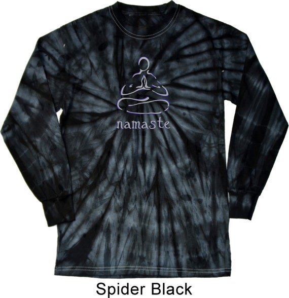 Yoga Clothing For You Grey Namaste Lotus Triblend V-neck Yoga Tee Shirt