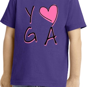 Yoga Love Toddler Tee T-Shirt = CAR54T-A8417C