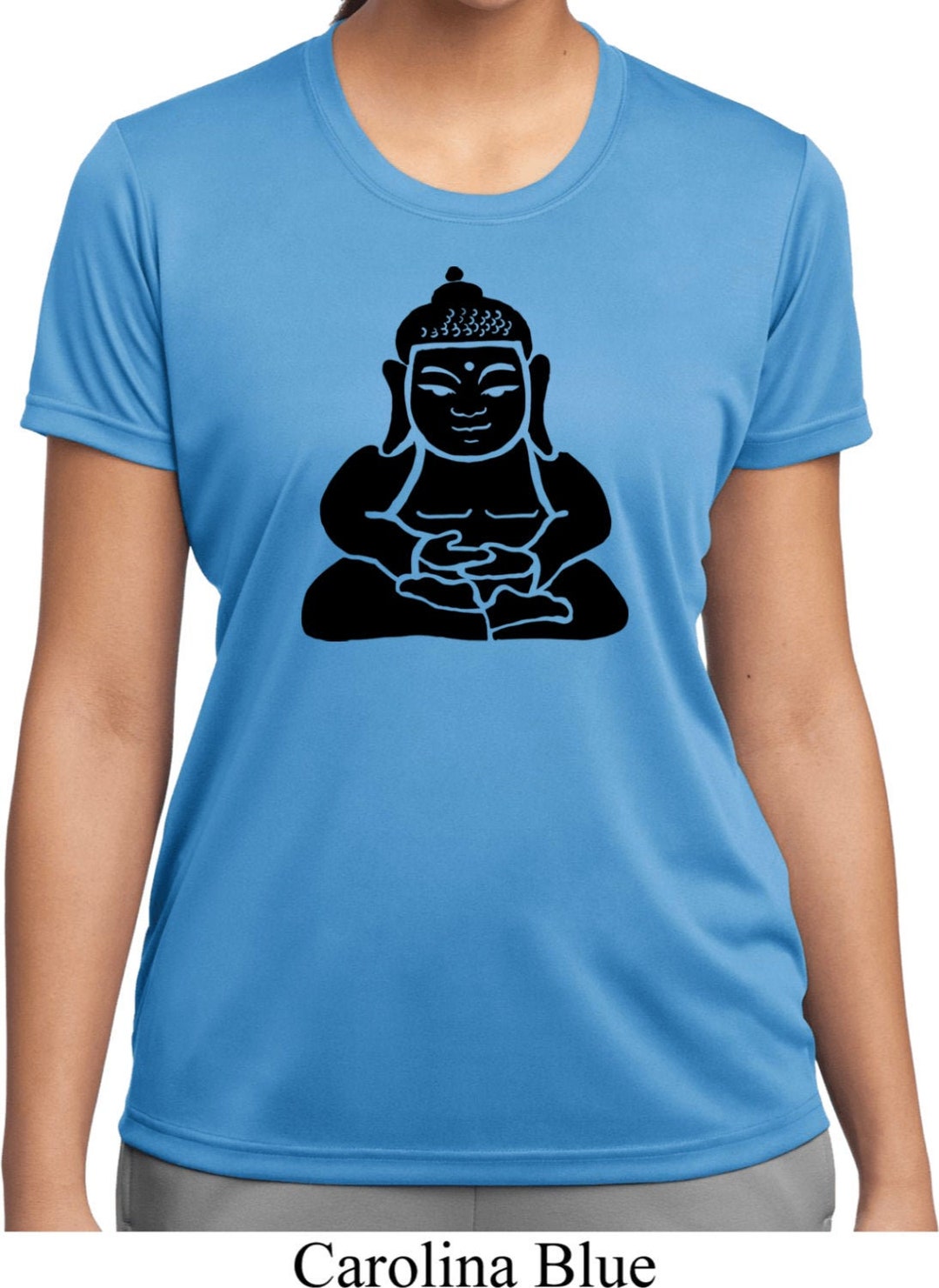 Buddha In Meditation, Minimalist Zen Buddhism,Spiritual Calm T-Shirt - Foto 5