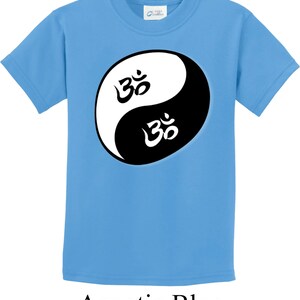 Yin Yang AUM Kid&#39;s Yoga Tee T-Shirt = PC61Y-YINAUM