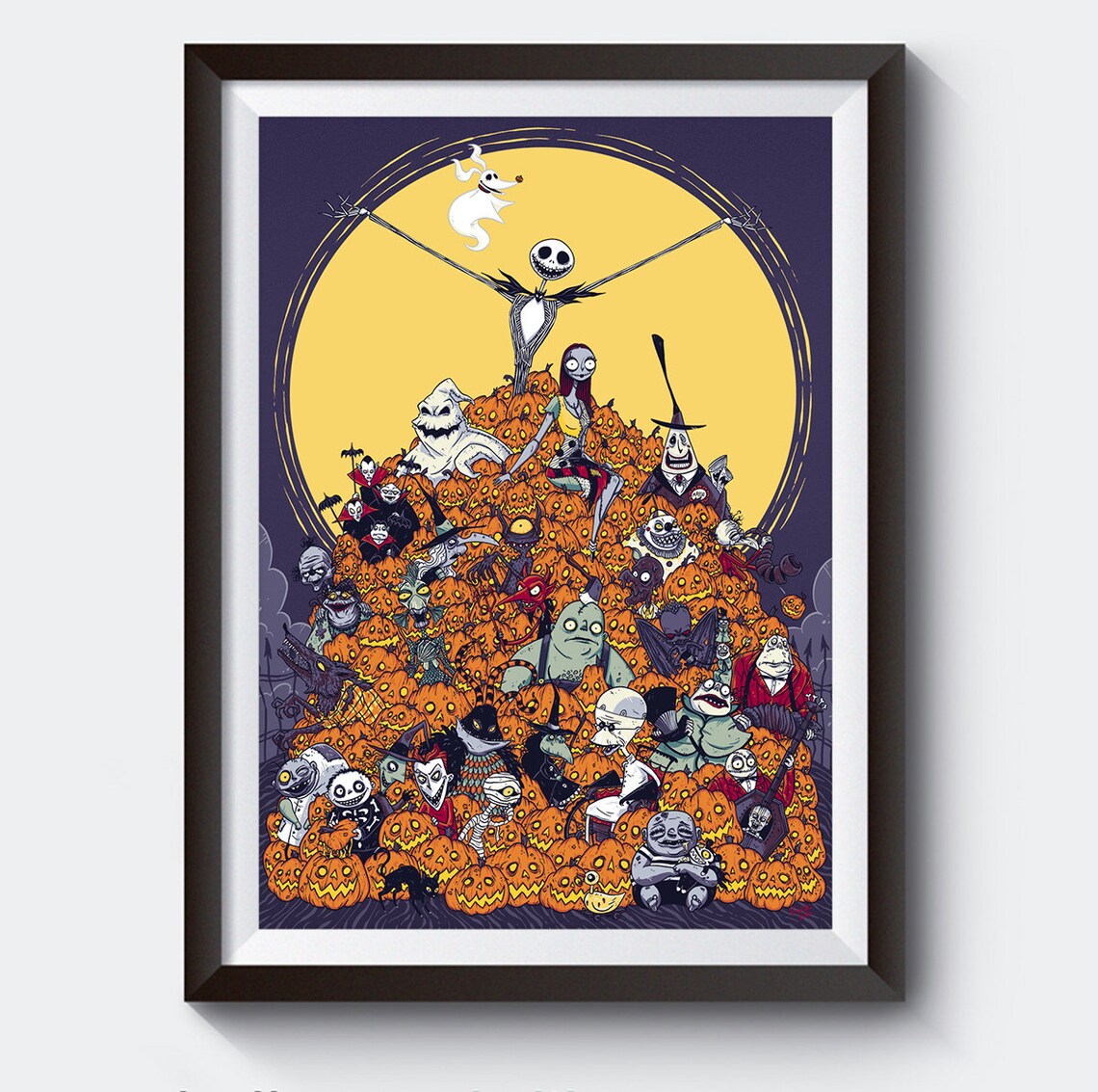 Nightmare Before Christmas A3 Size - Etsy