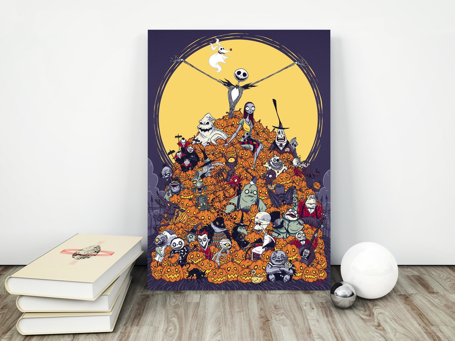 Nightmare Before Christmas A3 Size - Etsy
