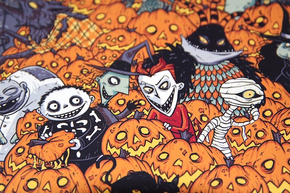 Nightmare Before Christmas A3 Size - Etsy