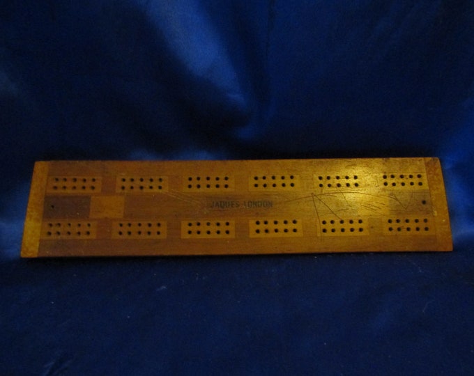 Vintage Jaques London Wooden Cribbage Board Etsy UK