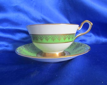 Vintage Collingwood Cup & Saucer Bone China England