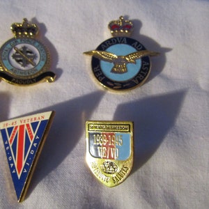 Royal Air Force, Battle of Britain and VE Day Enameled Badges - Etsy