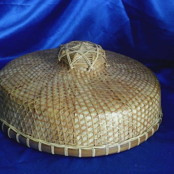 Vintage Chinese Coolie Bamboo Hat