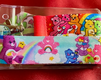 Care Bears lanyard & ID holder Bus pass/keys/neck strap/gift