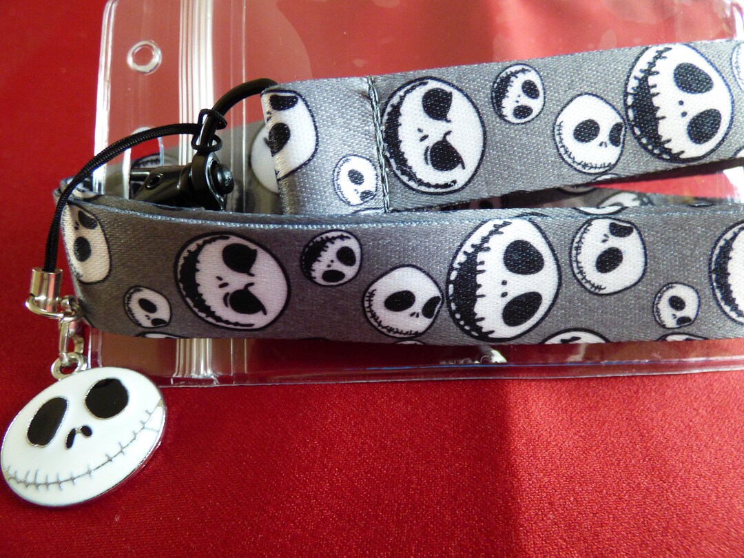 Disney Nightmare Before Christmas / Jack Skellington Lanyard, Charm