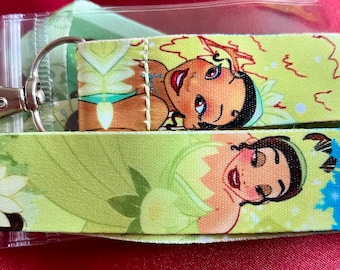 Princess and Frog lanyard & ID holder Bus pass/keys/neck strap/gift