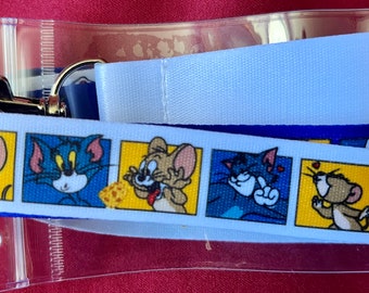 Tom and Jerry lanyard & ID holder Bus pass/keys/neck strap/gift