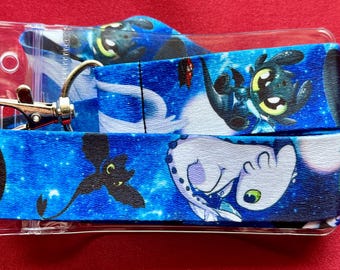 Dragons lanyard & ID holder Bus pass/keys/neck strap/gift