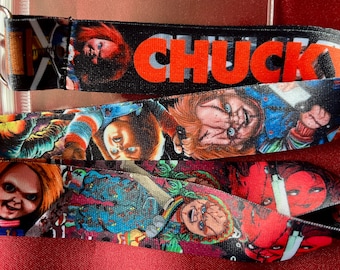 Horror lanyard & ID holder Bus pass/keys/neck strap/gift