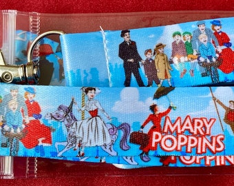 Mary Poppins lanyard & ID holder Bus pass/keys/neck strap/gift