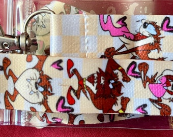 Taz Devil lanyard & ID holder Bus pass/keys/neck strap/gift