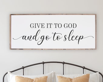 SVG, & PNG - "Give it to God and Go to Sleep"