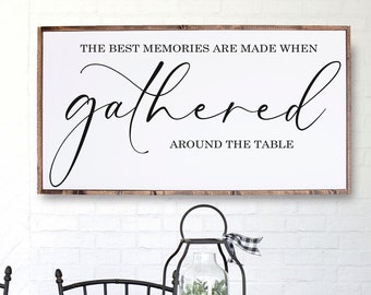 SVG, & PNG - "The Best Memories are Made when Gathered around the Table"