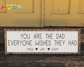 SVG, & PNG - "You are the Dad everyone wishes they had" (you can customize to your names)