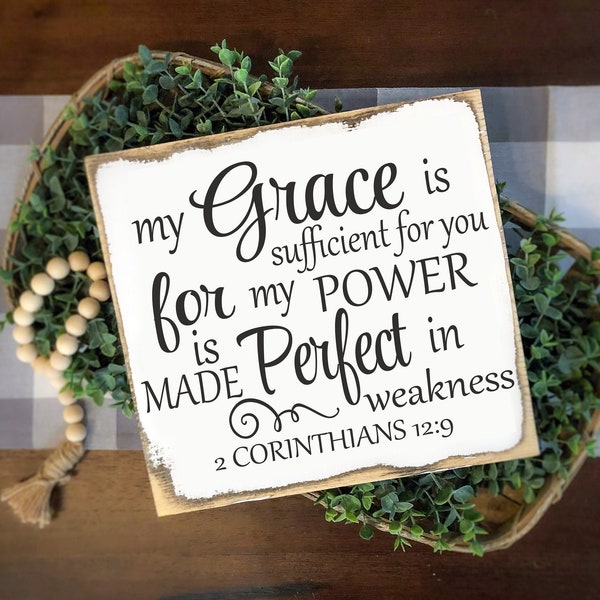 SVG & PNG - My grace is sufficient for you for my power is made perfect in weakness