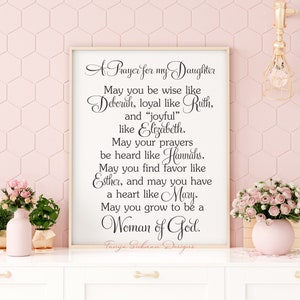 SVG & PNG A Prayer for My Daughter My Funky Farmhouse by - Etsy