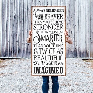 SVG und PNG -Always Remember You are Braver than you Believe ... Stärker als du scheinst und doppelt so schön wie du dir jemals vorstellen würdest