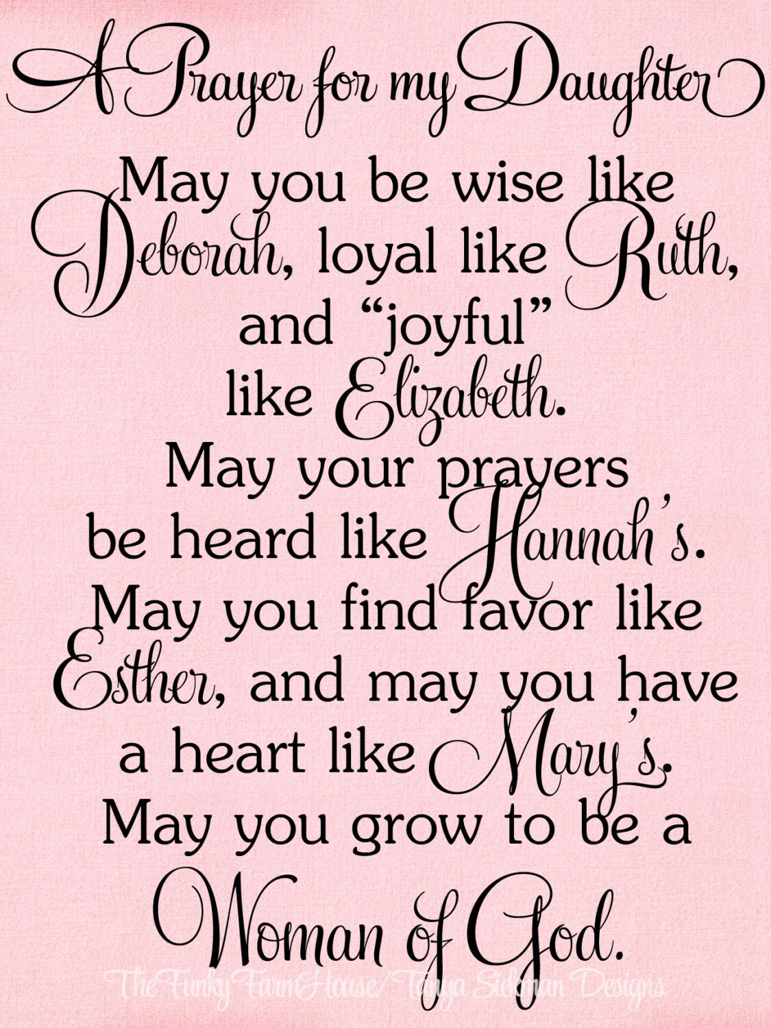 Download SVG DXF & PNG A Prayer for my Daughter | Etsy