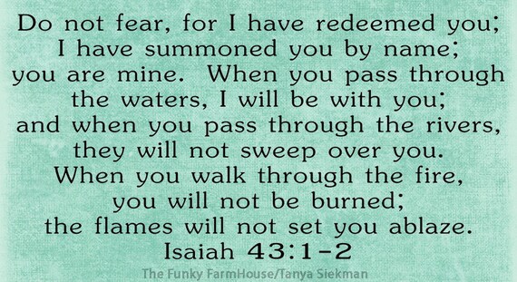 isaiah 43 fear not