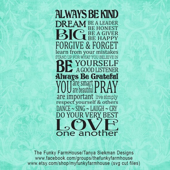 Svg Png Always Be Kind Etsy