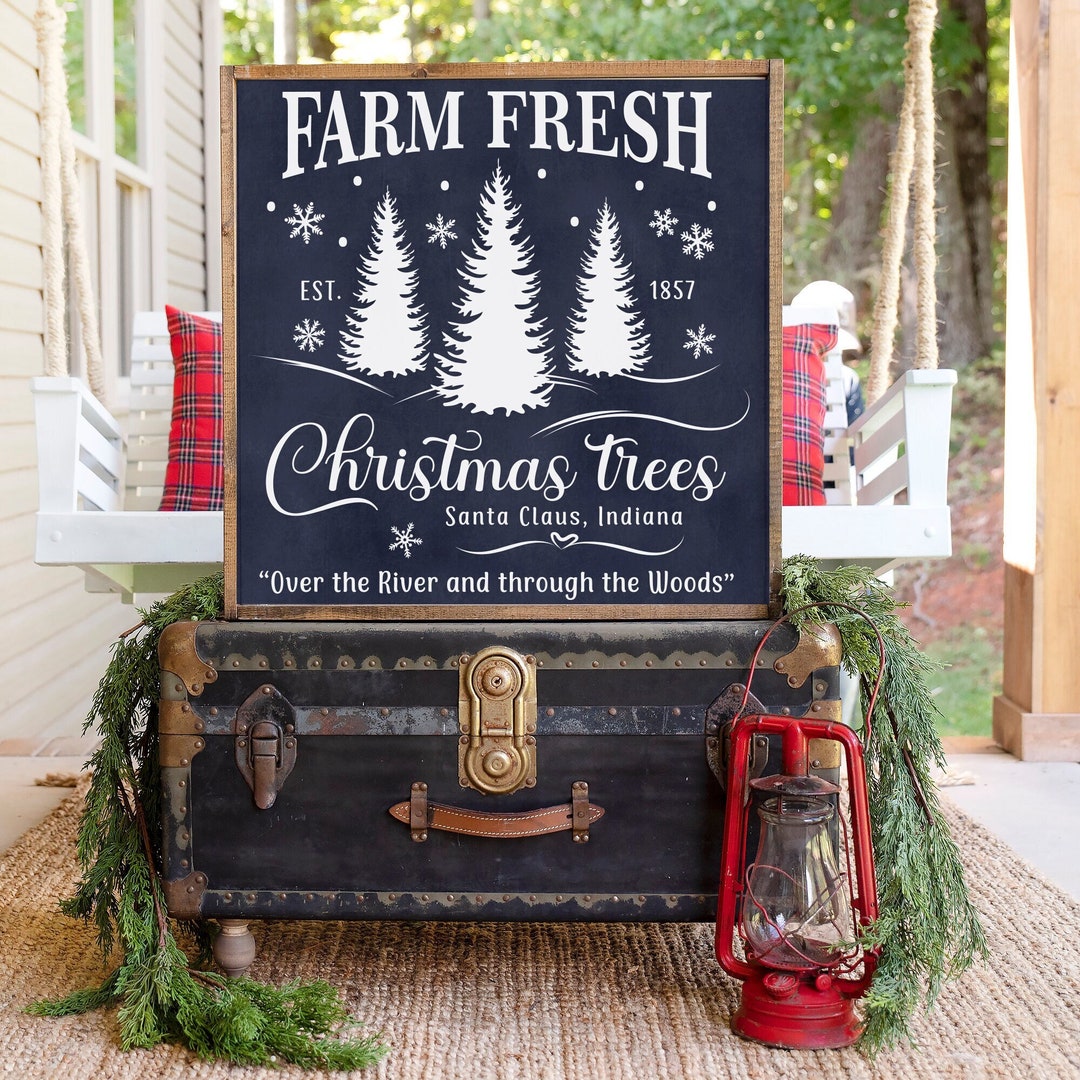 SVG and PNG farm Fresh Christmas Trees - Etsy