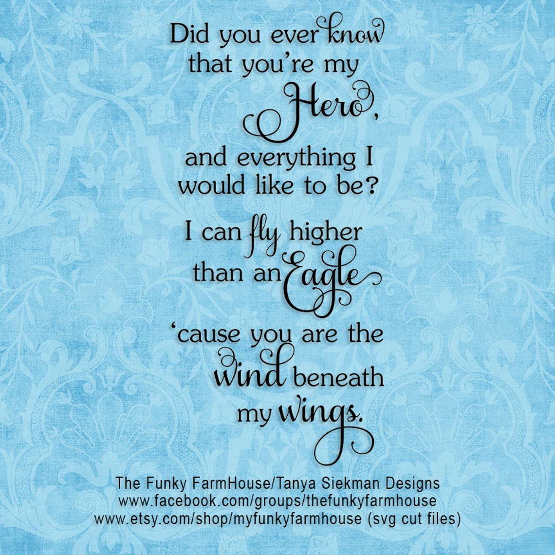 SVG & PNG wind Beneath My Wings Etsy
